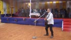Mr. Banker Kharkongor delivering a folk song
