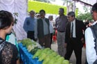 Shri P. B. O. Warjri, Chief Secretary visiting a stall